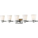 Kayla Brushed Nickel Vanity | theLightShop