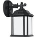 Kent Black LED Outdoor Wall Lantern - Outdoor Wall Sconce