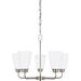 Kerrville Brushed Nickel LED Chandelier - Chandeliers