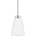Kerrville Brushed Nickel LED Mini-Pendant - Mini-Pendants