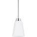 Kerrville Brushed Nickel Mini-Pendant - Mini-Pendants