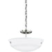 Kerrville Brushed Nickel Semi-Flush Mount Convertible Pendant - Pendants