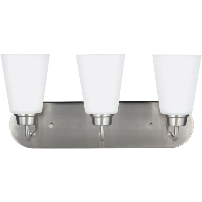 Kerrville Brushed Nickel Vanity Fixture - Bath & Vanity