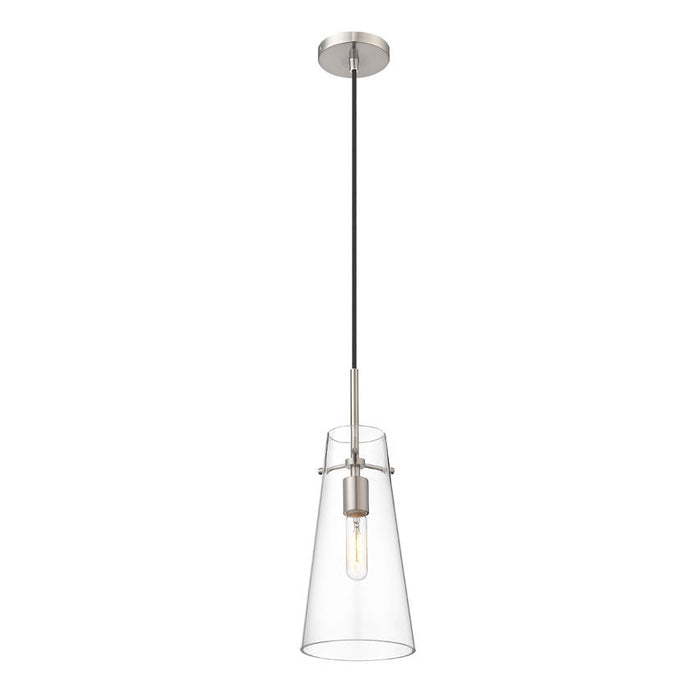 Kira Brushed Nickel 1 Light Cord 13 Inch Pendant Z-Lite 7508P-BN | theLightShop