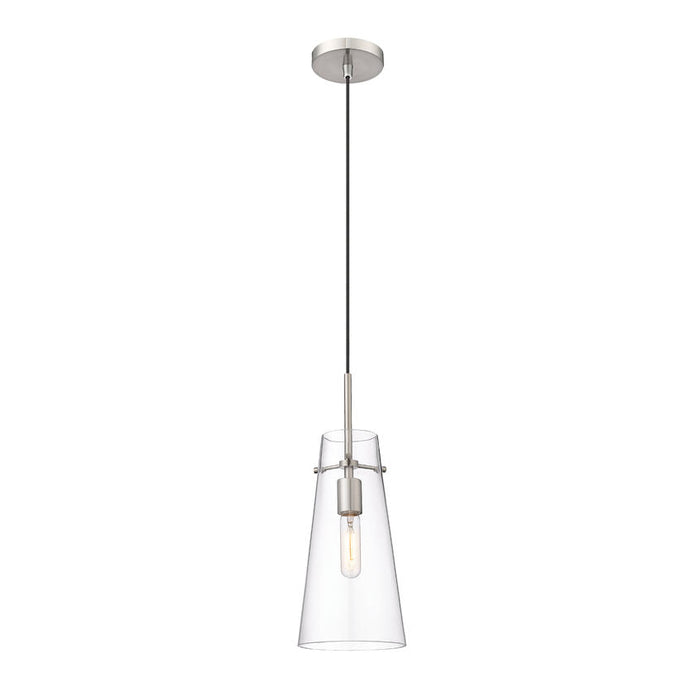 Kira Brushed Nickel 1 Light Cord 13 Inch Pendant Z-Lite 7508P-BN | theLightShop