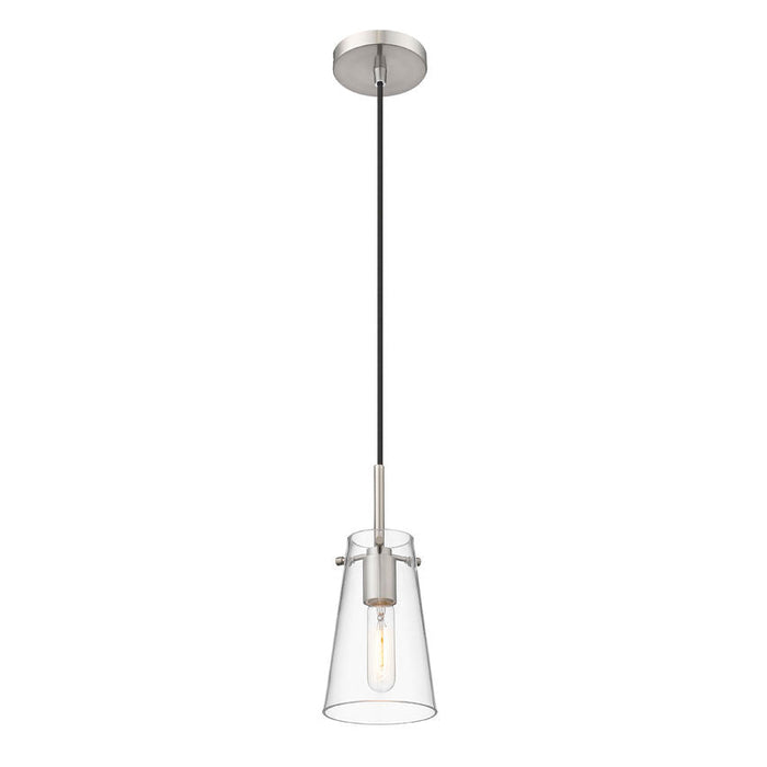 Kira Brushed Nickel 1 Light Cord 8 Inch Pendant Z-Lite 7508MP-BN | theLightShop