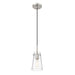 Kira Brushed Nickel 1 Light Cord 8 Inch Pendant Z-Lite 7508MP-BN | theLightShop