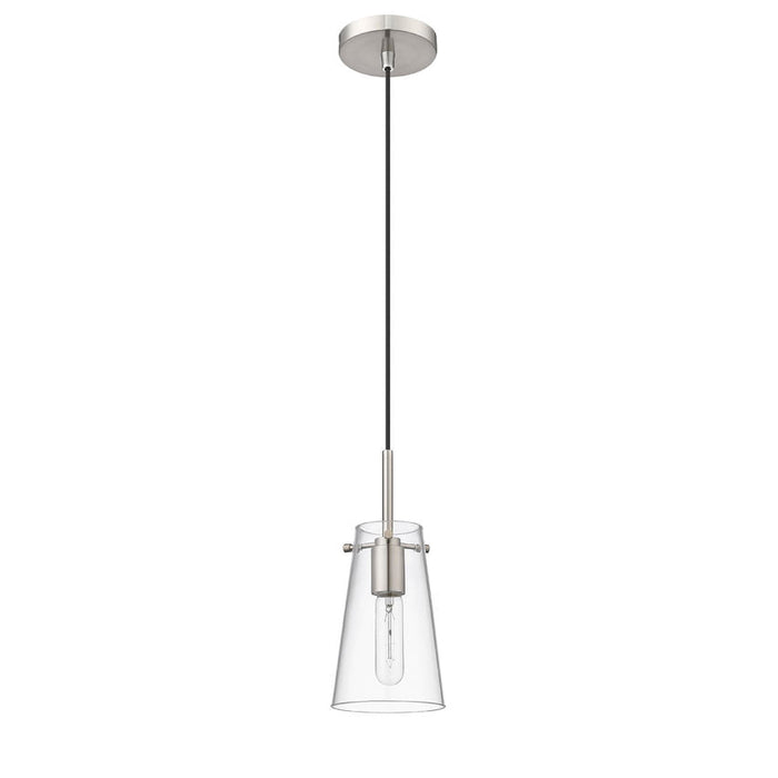 Kira Brushed Nickel 1 Light Cord 8 Inch Pendant Z-Lite 7508MP-BN | theLightShop