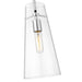 Kira Chrome 1 Light Cord 13 Inch Pendant Z-Lite 7508P-CH | theLightShop