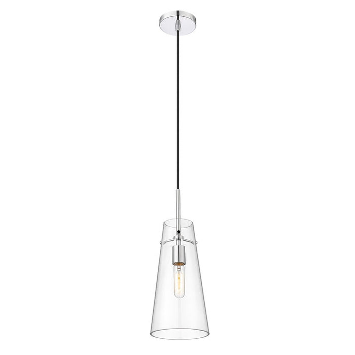 Kira Chrome 1 Light Cord 13 Inch Pendant Z-Lite 7508P-CH | theLightShop