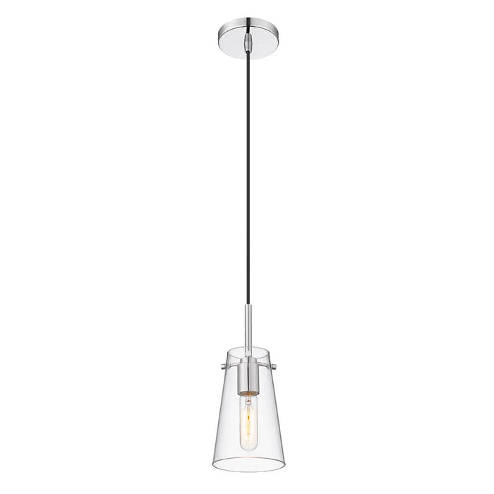 Kira Chrome 1 Light Cord 8 Inch Pendant Z-Lite 7508MP-CH | theLightShop