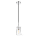 Kira Chrome 1 Light Cord 8 Inch Pendant Z-Lite 7508MP-CH | theLightShop