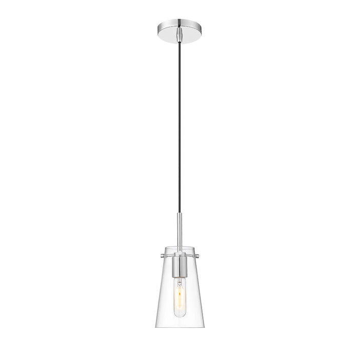 Kira Chrome 1 Light Cord 8 Inch Pendant Z-Lite 7508MP-CH | theLightShop