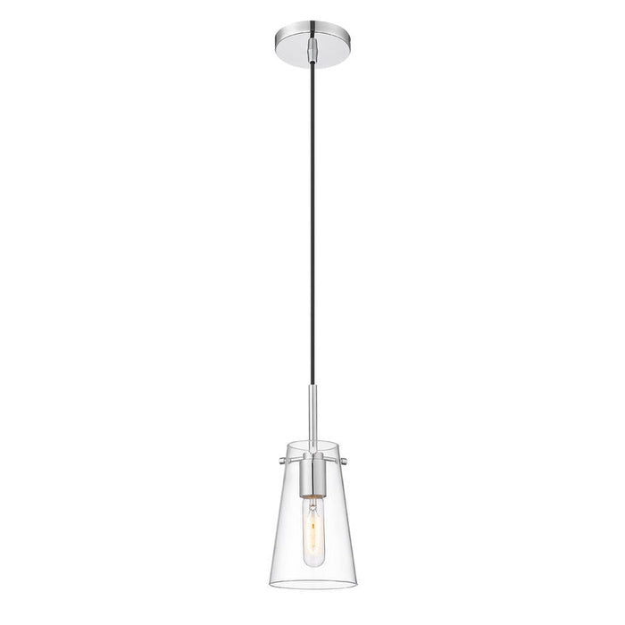Kira Chrome 1 Light Cord 8 Inch Pendant Z-Lite 7508MP-CH | theLightShop