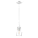Kira Chrome 1 Light Cord 8 Inch Pendant Z-Lite 7508MP-CH | theLightShop