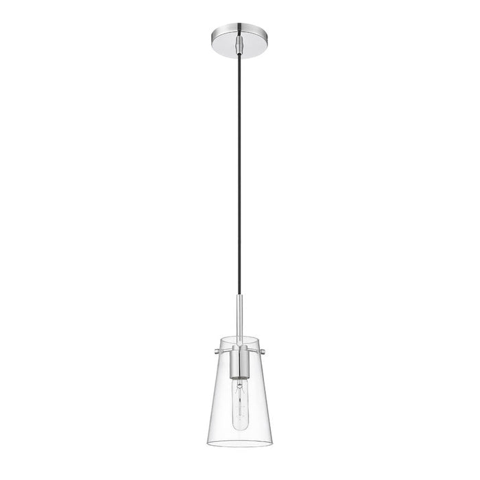 Kira Chrome 1 Light Cord 8 Inch Pendant Z-Lite 7508MP-CH | theLightShop