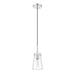 Kira Chrome 1 Light Cord 8 Inch Pendant Z-Lite 7508MP-CH | theLightShop