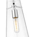 Kira Chrome 1 Light Rod 13 Inch Pendant Z-Lite 7508P-ROD-CH | theLightShop