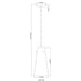 Kira Chrome 1 Light Rod 13 Inch Pendant Z-Lite 7508P-ROD-CH | theLightShop