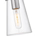 Kira Chrome 1 Light Rod 8 Inch Pendant Z-Lite 7508MP-ROD-CH | theLightShop