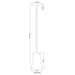 Kira Chrome 1 Light Rod 8 Inch Pendant Z-Lite 7508MP-ROD-CH | theLightShop