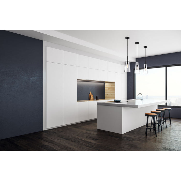 Kira Matte Black 1 Light Cord 13 Inch Pendant Z-Lite 7508P-MB | theLightShop