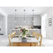 Kira Matte Black 1 Light Cord 8 Inch Pendant Z-Lite 7508MP-MB | theLightShop