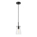 Kira Matte Black 1 Light Cord 8 Inch Pendant Z-Lite 7508MP-MB | theLightShop
