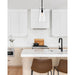 Kira Matte Black 1 Light Rod 13 Inch Pendant Z-Lite 7508P-ROD-MB | theLightShop