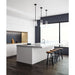 Kira Matte Black 1 Light Rod 13 Inch Pendant Z-Lite 7508P-ROD-MB | theLightShop
