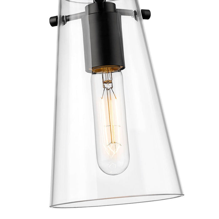 Kira Matte Black 1 Light Rod 8 Inch Pendant Z-Lite 7508MP-ROD-MB | theLightShop