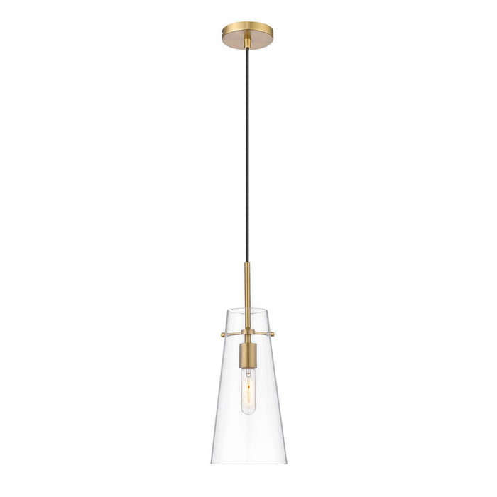 Kira Modern Gold 1 Light Cord 13 Inch Pendant Z-Lite 7508P-MGLD | theLightShop