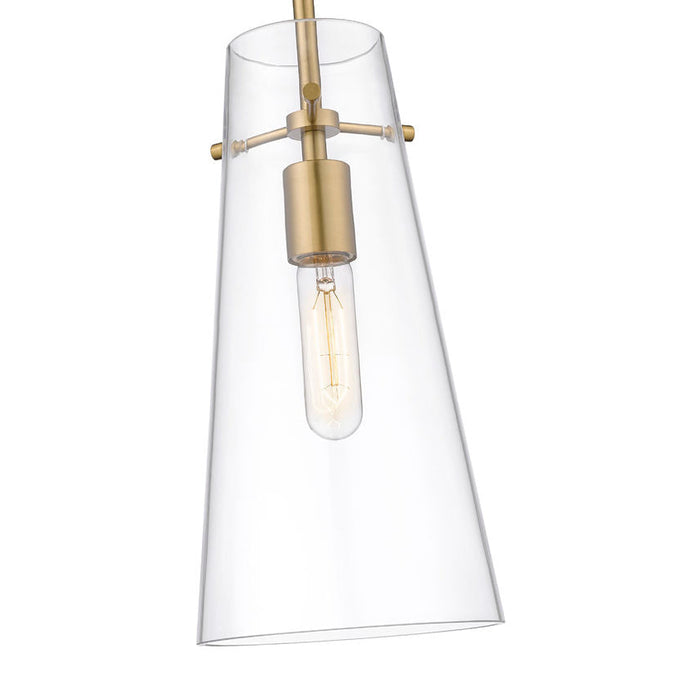 Kira Modern Gold 1 Light Cord 13 Inch Pendant Z-Lite 7508P-MGLD | theLightShop