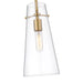 Kira Modern Gold 1 Light Cord 13 Inch Pendant Z-Lite 7508P-MGLD | theLightShop