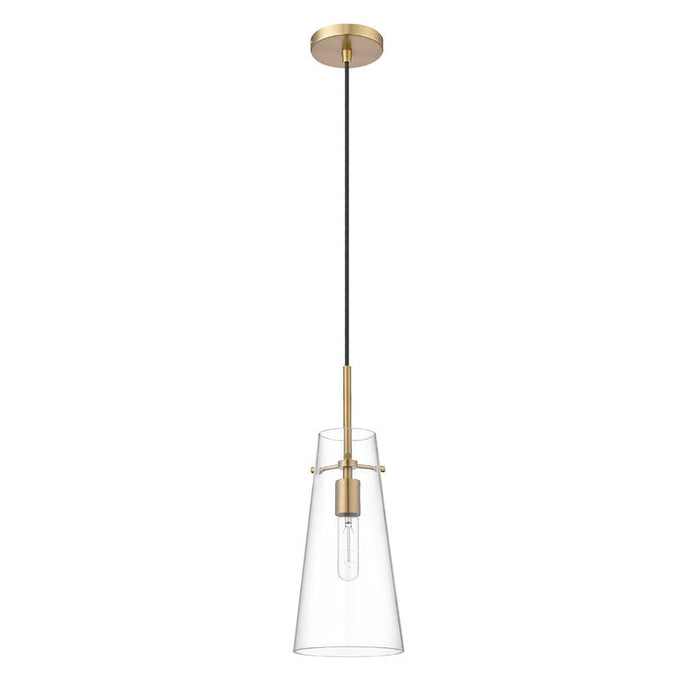 Kira Modern Gold 1 Light Cord 13 Inch Pendant Z-Lite 7508P-MGLD | theLightShop