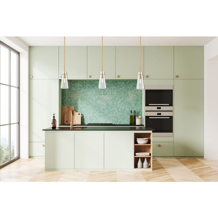 Kira Modern Gold 1 Light Rod 13 Inch Pendant Z-Lite 7508P-ROD-MGLD | theLightShop