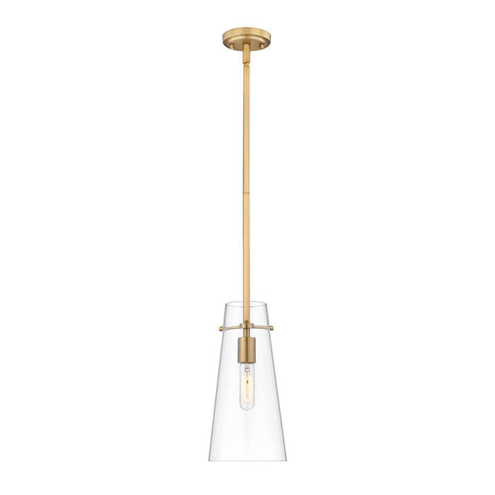 Kira Modern Gold 1 Light Rod 13 Inch Pendant Z-Lite 7508P-ROD-MGLD | theLightShop