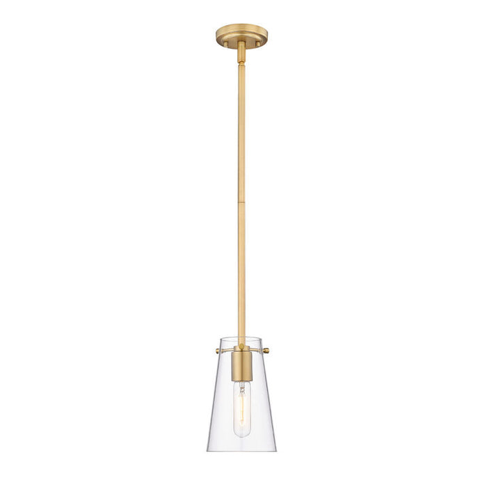 Kira Modern Gold 1 Light Rod 8 Inch Pendant Z-Lite 7508MP-ROD-MGLD | theLightShop