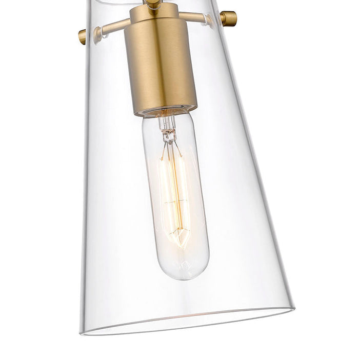 Kira Modern Gold 1 Light Rod 8 Inch Pendant Z-Lite 7508MP-ROD-MGLD | theLightShop