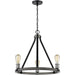 Kirkland Ashen Barnboard Chandelier | theLightShop