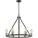 Kirkland Ashen Barnboard Chandelier | theLightShop