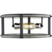 Kirkland Ashen Barnboard Flushmount | theLightShop