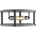 Kirkland Ashen Barnboard Flushmount | theLightShop