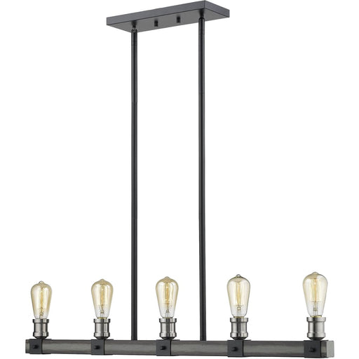 Kirkland Ashen Barnboard Island Billiard Pendant | theLightShop
