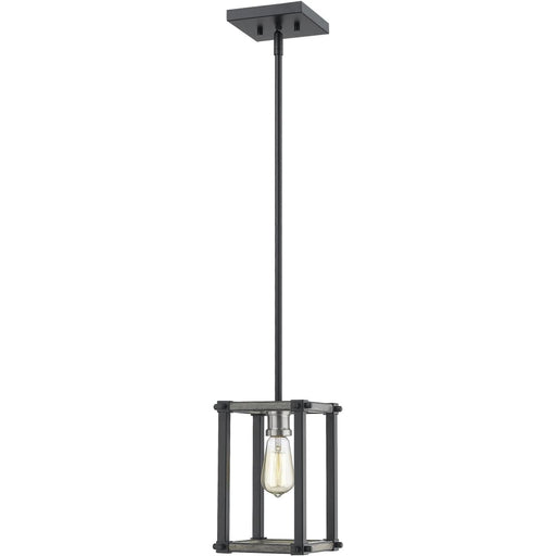Kirkland Ashen Barnboard Mini-Pendant | theLightShop