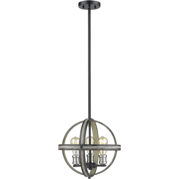 Kirkland Ashen Barnboard Pendant | theLightShop