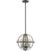 Kirkland Ashen Barnboard Pendant | theLightShop
