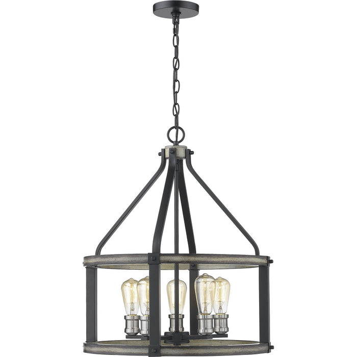 Kirkland Ashen Barnboard Pendant | theLightShop