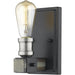 Kirkland Ashen Barnboard Wall Sconce | theLightShop