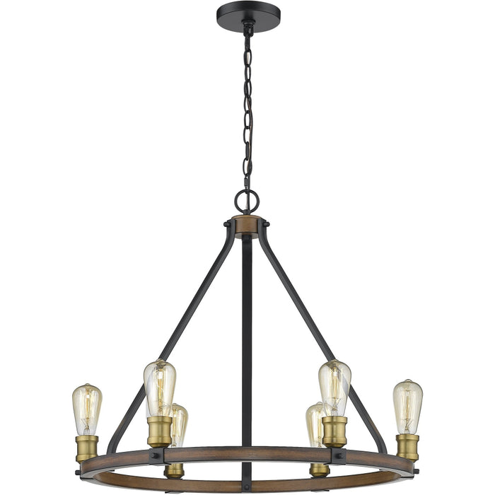 Kirkland Rustic Mahogany Chandelier | theLightShop